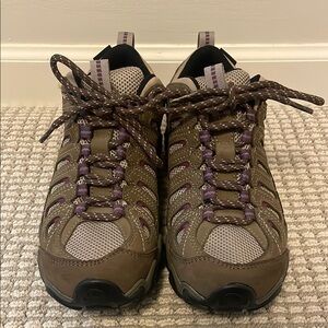 OBOZ Sawtooth Low Top Leather Waterproof Hiking Shoes Womens Size 7